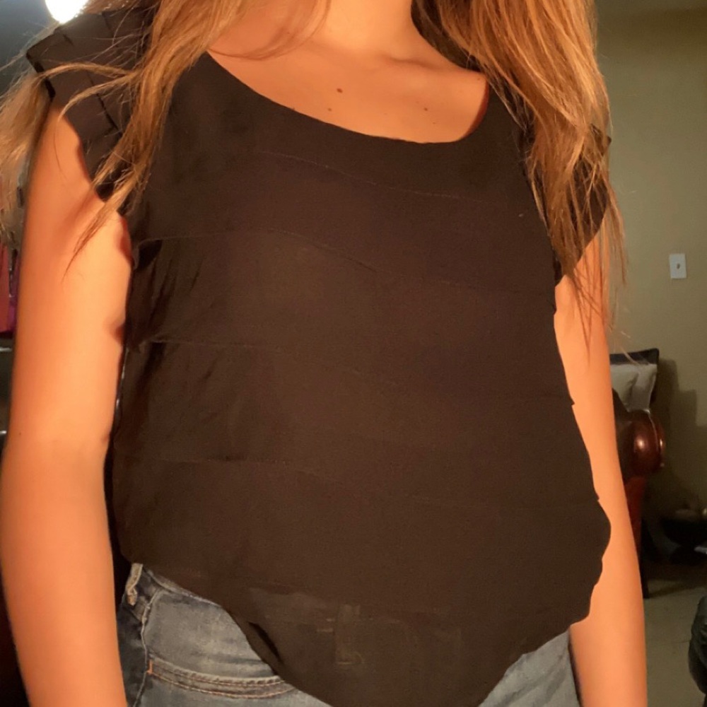 Black American Eagle Blouse